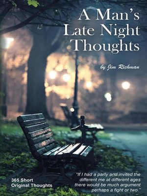 cover image of A Man's Late Night Thoughts